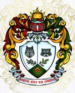 the coat of arms of the family can be inherited