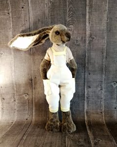Gray teddy bunny