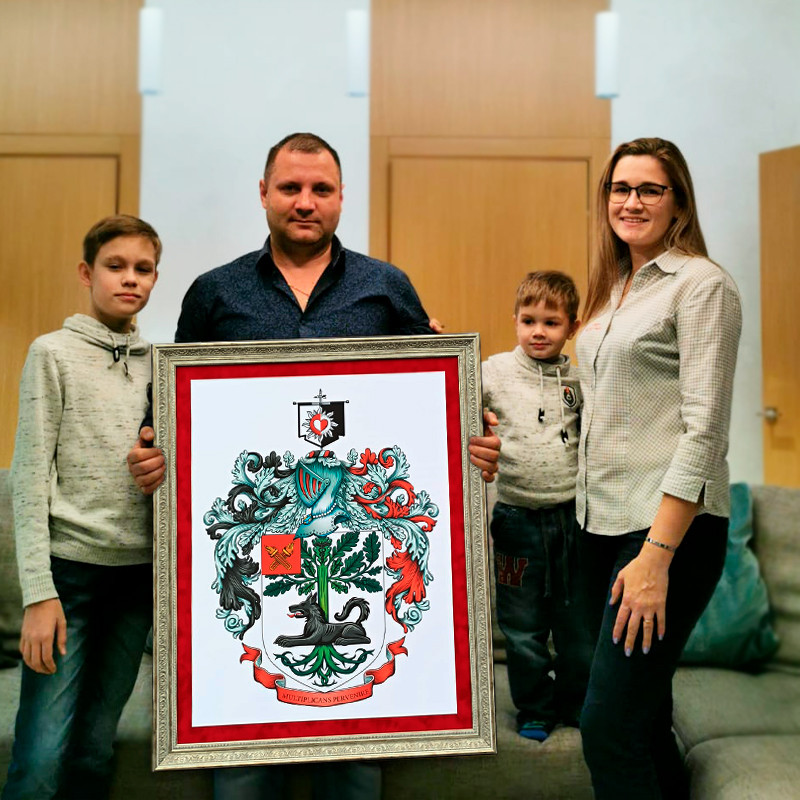 coat of arms as a gift for loved ones