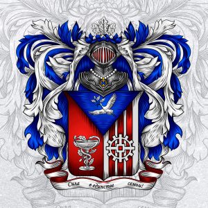 coat of arms as a gift to a man