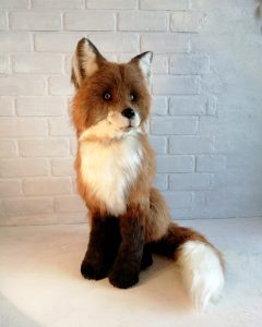 Fox toy for installations