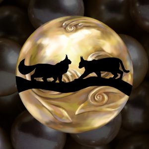 логотип питомника с жемчугом