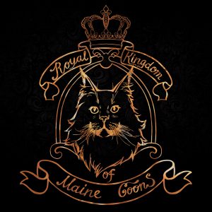 vector logo for Maine Coon cattery