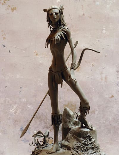 Персонаж Нейтири, скульптура, работа художника и скульптора Джорджу Шелла