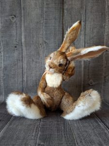 Teddy rabbit toy with movable parts - designer toy to order