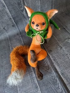 іграшка тедді лисиця робін гуд