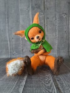 order a toy using author's patterns fox in teddy style