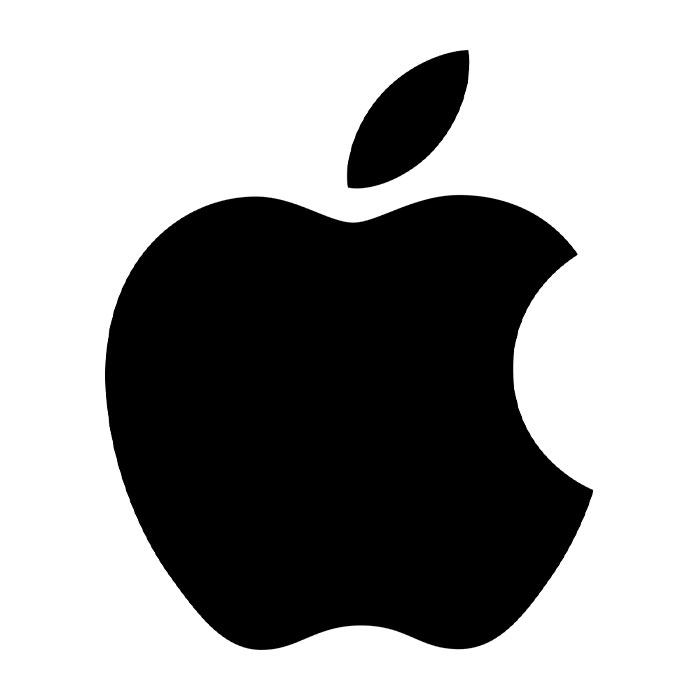 лого эпл в виде яблока