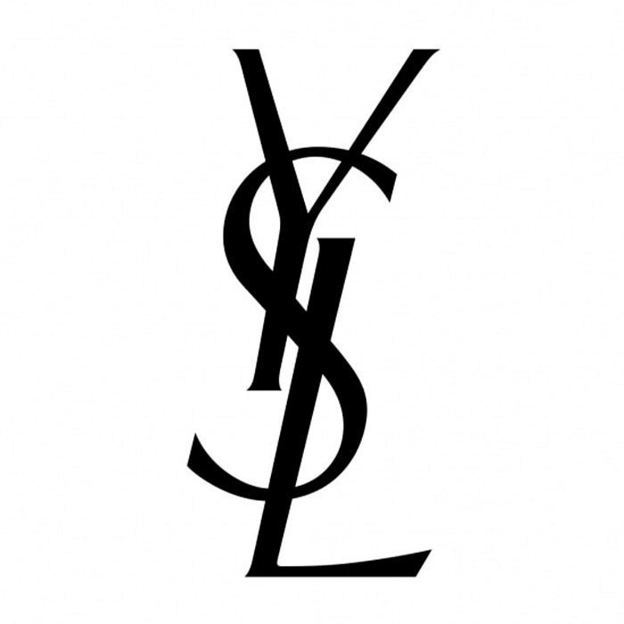 логотип монограма Ів Сен Лоран